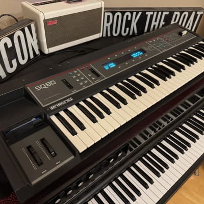 Ensoniq SQ-80 Cross Wave Synthesizer Rebuilt Keybed Poly Aftertouch ESQ-1 Sounds