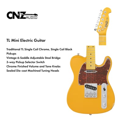 人気が高い CNZ Audio Artificial Neck, Maple - Guitar Electric Mini TL アクセサリー