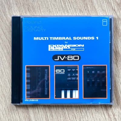 Roland PN-JV80-02 // Multi-Timbral Sounds 1 // For Pop Expansion // JV-80 / JV-880 / JV-1080 / JV-2080 / XV-5080