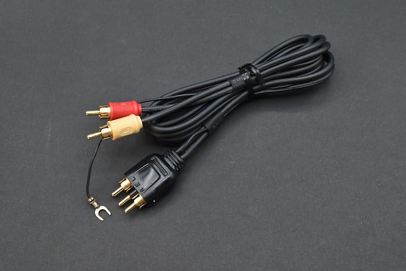 Technics SL-10/SL-15 Original Genuine Phono Cord Cable  			
