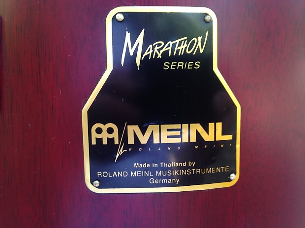 Meinl Marathon Series Set of Congas 2010-2015 Burgundy | Reverb Canada