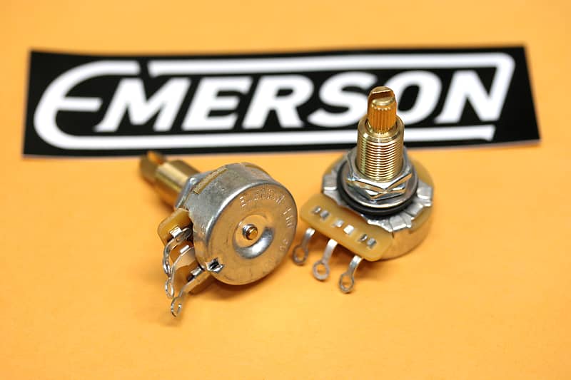 Emerson Pro CTS - 500K Long (3/4") Split Shaft Potentiometer image 1