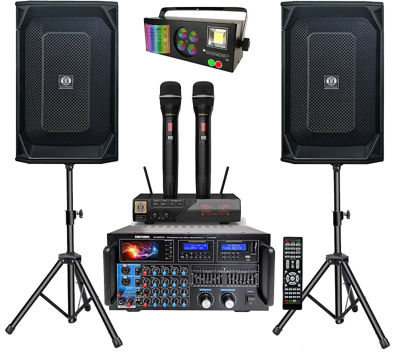 Singtronic Complete Karaoke System 5000W w/ Youtube Songs via iPhone image 1