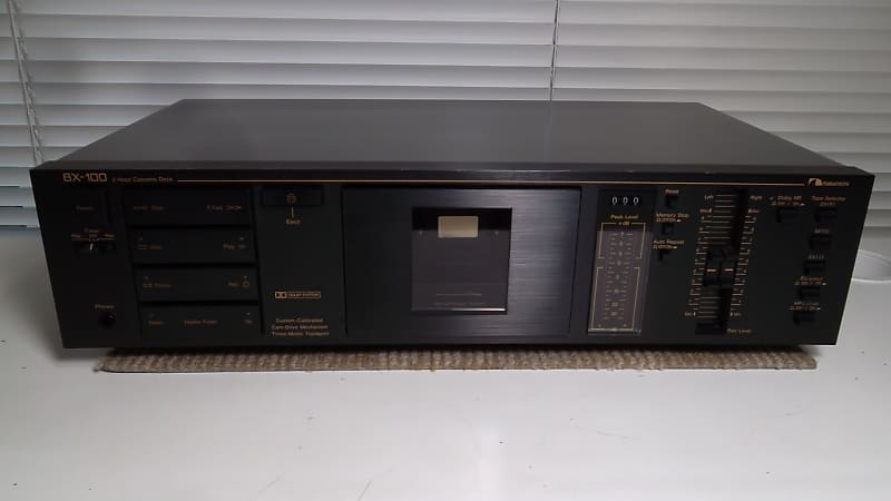 1986 Nakamichi BX-100 Stereo Cassette Deck New Belts & Serviced 03-2023 Excellent Condition #501 image 1