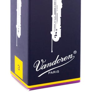 Vandoren CR153 Traditional Contra-Alto/Contrabass Clarinet Reeds - Strength 3 (Box of 5)