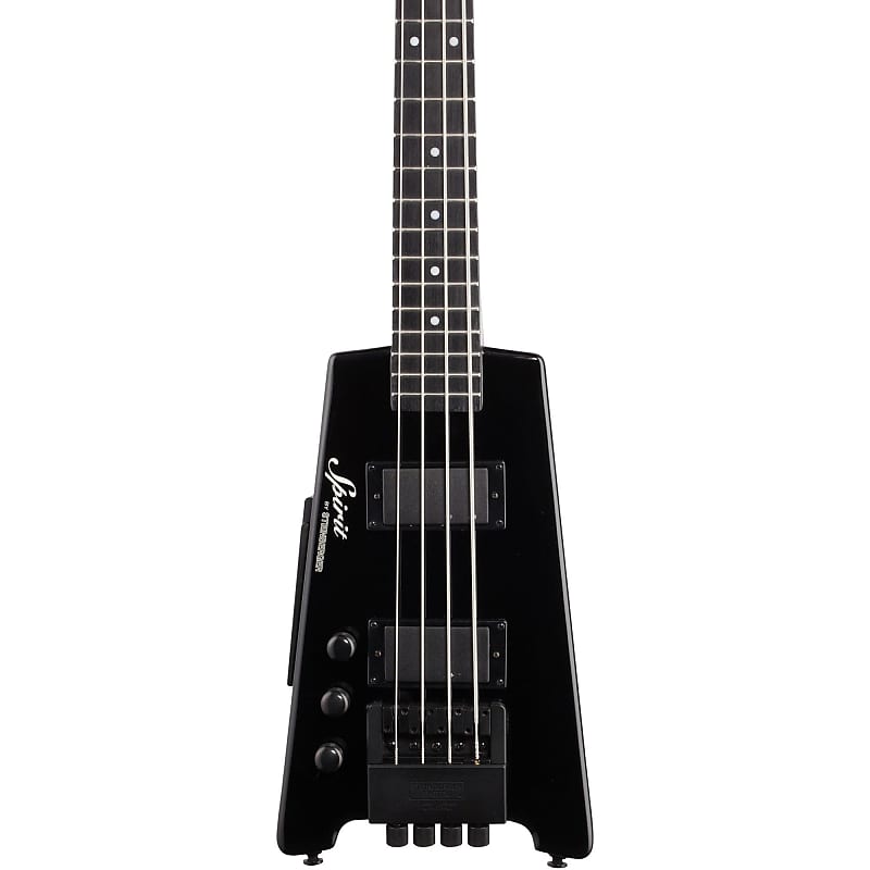 Steinberger Spirit XT-2 Standard Electric Bass, Left-Handed (with Gig Bag), Black image 1