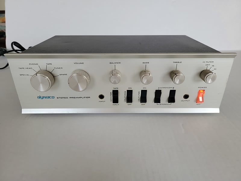 1968 Dynaco PAT-4 Preamp Brushed Aluminum