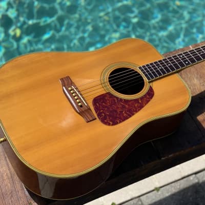 Morris MD-506 Dreadnaught Acoustic - Martin Copy | Reverb