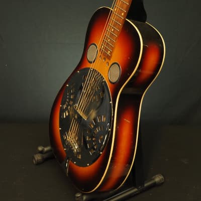 Dobro Square Neck 1974 - Cherry Sunburst image 4