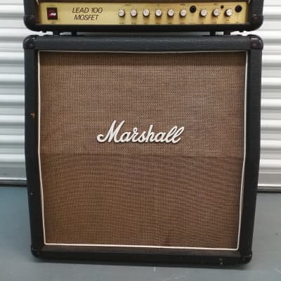 Marshall Model 3210 Lead 100 MOSFET Head 1980s With 1965A 4x10 Speaker  Cabinet - Vintage Half Stack | Reverb