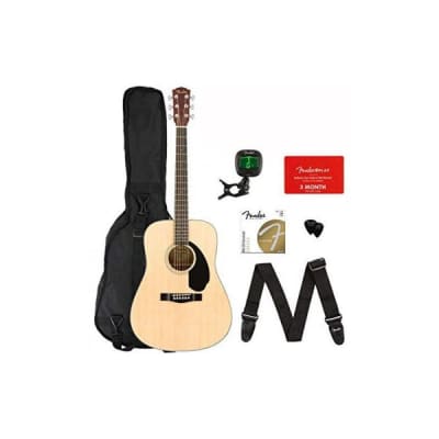 Fender Acoustic CD-60S Dreadnought Pack V2, WN - Natural for sale