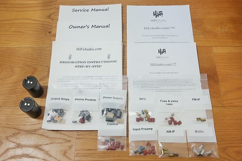 Heathkit AR-1500 restoration kit filter capacitor repair rebuild fix  			