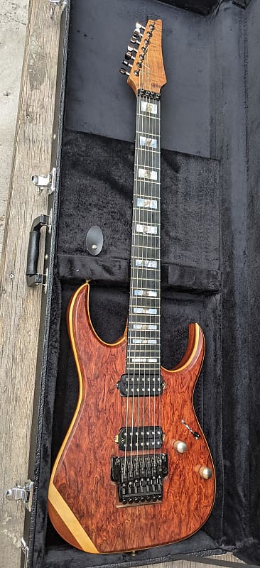 Christopher Woods Custom Ibanez RG7 Style With Dave Johns 27 Inch Scale Neck image 1