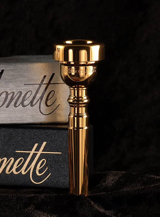 Monette Tradition PLUS Trumpet Mouthpiece Gold Plate 6