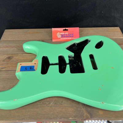 Real Life Relics Strat® Stratocaster® Body Aged Surf Green HSS #1 image 10