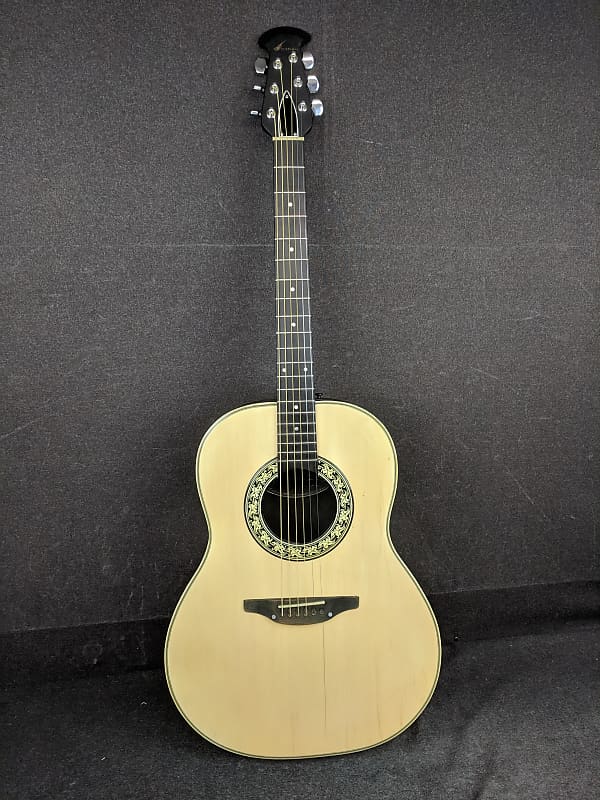 Vintage 1975 Ovation Balladeer 1111-6 Acoustic Guitar Made