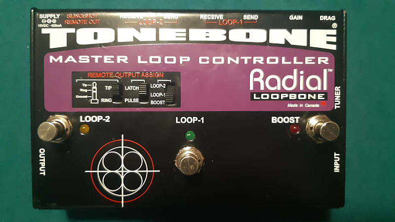 Radial Tonebone Loopbone - Master Effects Loop Controller Pedal 