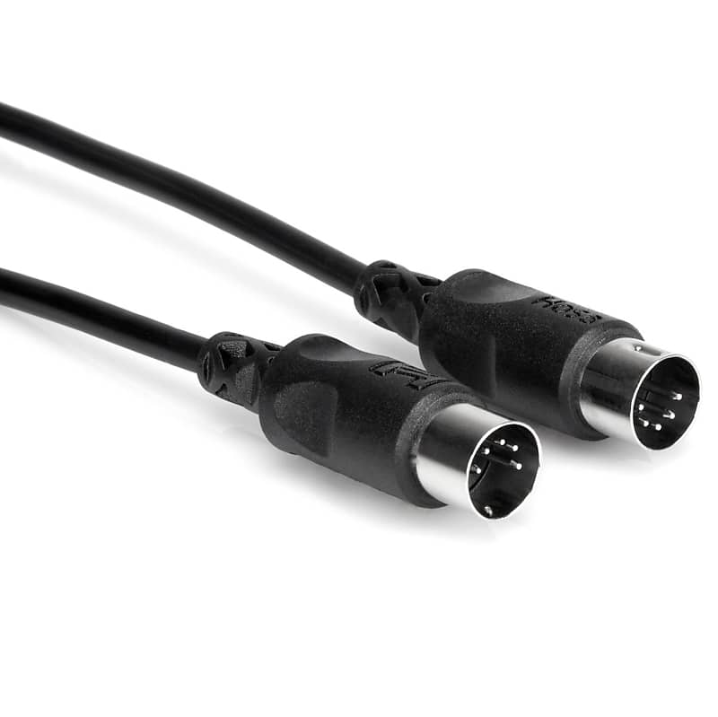 HOSA MID-315BK MIDI Cable 5-pin DIN to Same (15 ft) image 1