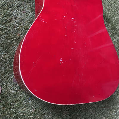 Harmony Junior Acoustic Guitar 1/2 Size 01253 - Redburst image 7