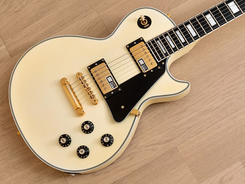 2009 Edwards by ESP E-LP-98LTC Custom, Vintage White Nitro Lacquer w/ USA  Seymour Duncans, Japan