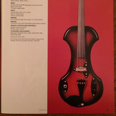 ORIGINAL Vintage 1970 Fender Fine Electric Instruments Catalog 96 pages - RARE FIND! image 15
