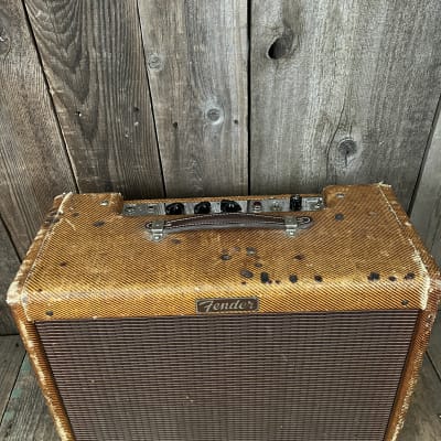 Fender Deluxe Tweed 5E3 Small Box 1955 - Tweed image 2