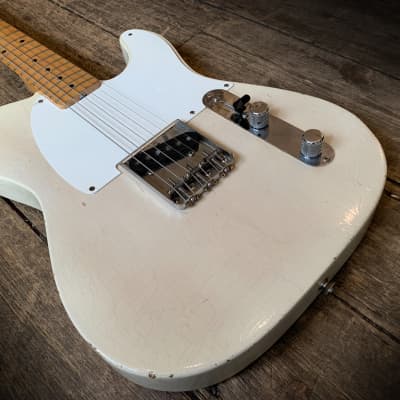 1958 Fender Esquire in See Through Blonde finish with original Tweed hard shell case image 16