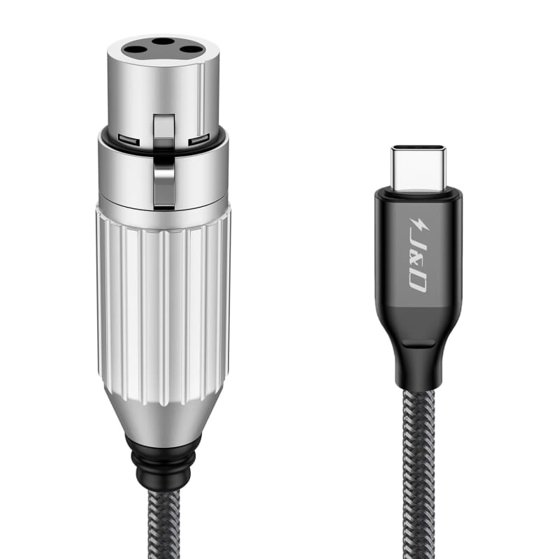 LAFGUR USB C to XLR Connector,USB C to XLR Female Cable Low Noise HIFI Plug  and Play USB C Microphone Cable for,Type C Microphone Cable
