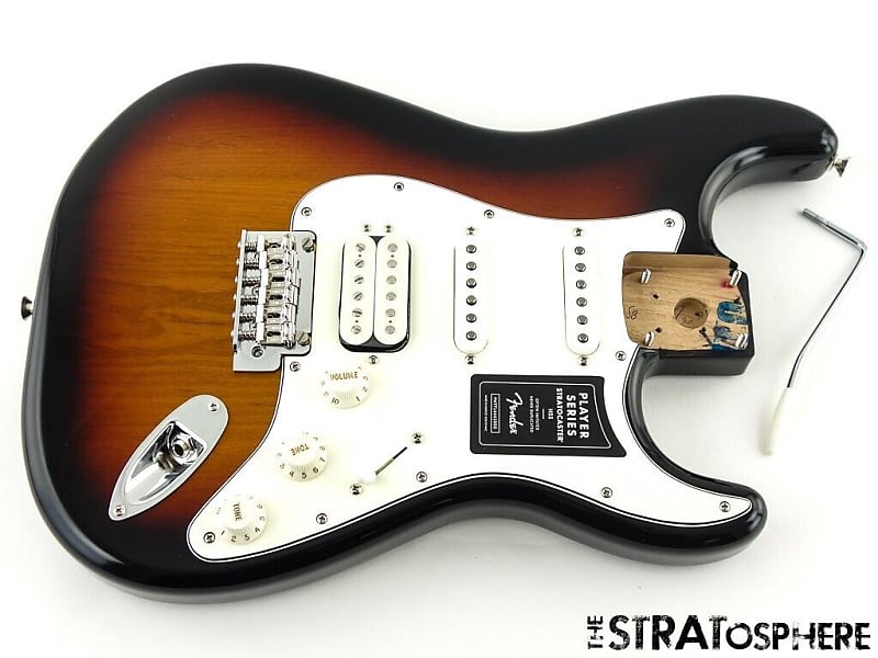 Fender Player HSS Stratocaster Strat Full LOADED BODY Guitar 3TS image 1