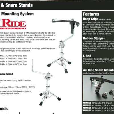 TAMA Air Ride Snare Mounting System (HL70M14WN) image 5