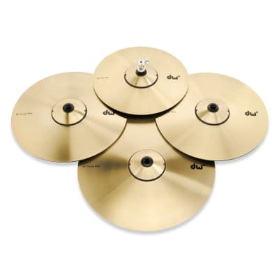 *IN STOCK* DWe Electronic Acoustic Drum Set Kit Shells/Cymbals/Hardware Pack 10/12/16/22" with 14" Matching Snare in Black Cherry Metallic Lacquer image 3