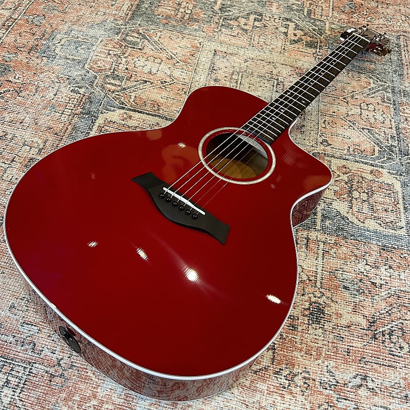 Taylor 214ce-RED DLX with ES2 Electronics 2020 - Present - Red image 1