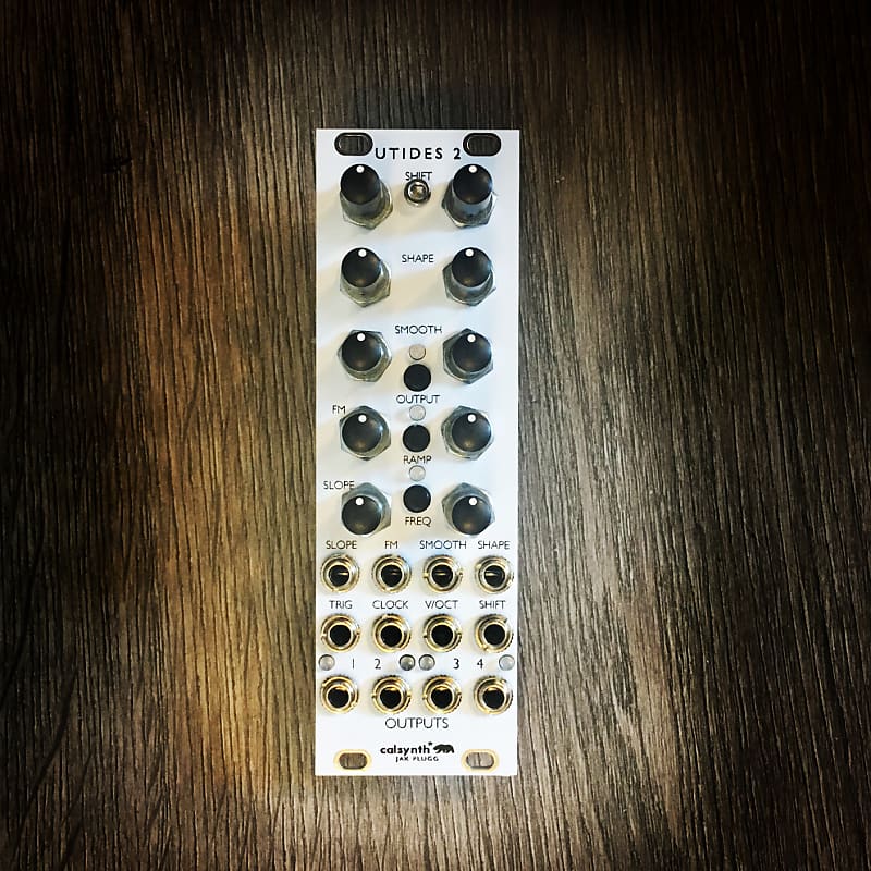 uTides II (New version of Mutable Tides in 8hp) - custom white with metal-shaft pots image 1