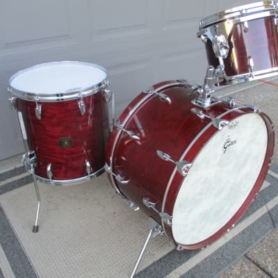 Gretsch Vintage USA Drums, Early 80s, 24" Kick, Lacquer Finish, Maple, Die-Cast Hoops - Very Nice! image 1