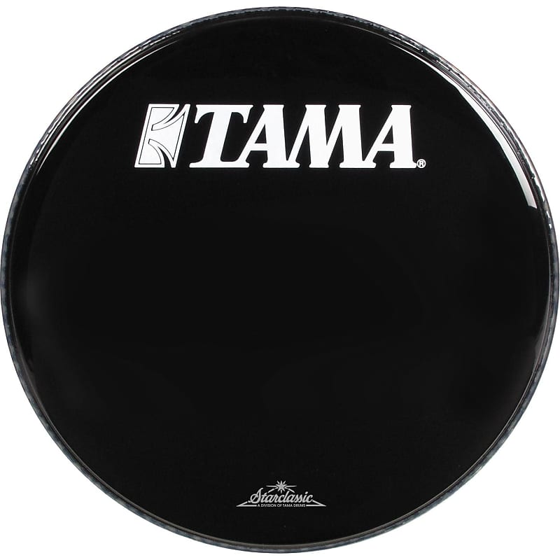 Tama Bass Drum Logo Head w/Starclassic Logo 22" Ebony image 1