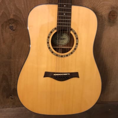 Dove DD-22NG Dreadnought Acoustic Guitar Natural w/ Polyfoam Case image 1