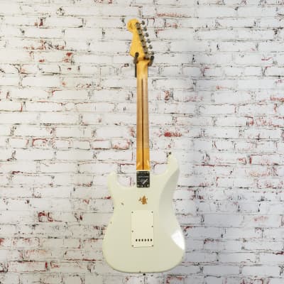 Fender - B2 Custom Shop Limited Edition Fat '50s - Stratocaster Electric Guitar - Relic - Aged India Ivory - IIV - w/ Hardshell Tweed Case - x1332 (USED) image 10