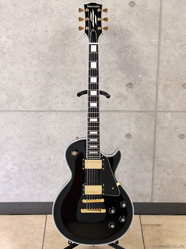 Edwards E-LP-CTM Black, LP Custom Style, MIJ Edwards Legacy