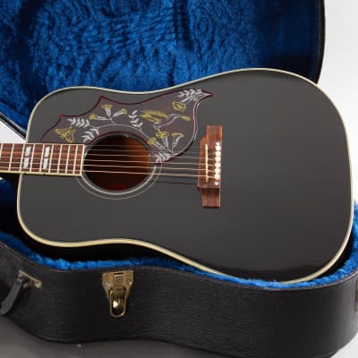 2014 Gibson Custom Shop Hummingbird Ebony Black image 1