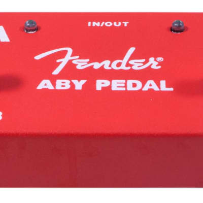 Fender 2-Switch ABY Pedal Red image 2