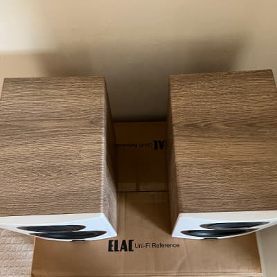 Elac Uni-Fi Reference UBR62 Bookshelf Speakers (Pair) - White Oak image 6