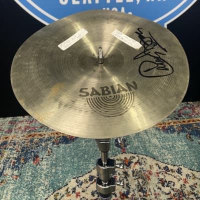 Sabian Carmine Appice, 12" Carmine Appice Signature Series Chinese Cymbal C, Bent (#4) Autographed!! - Natural image 3