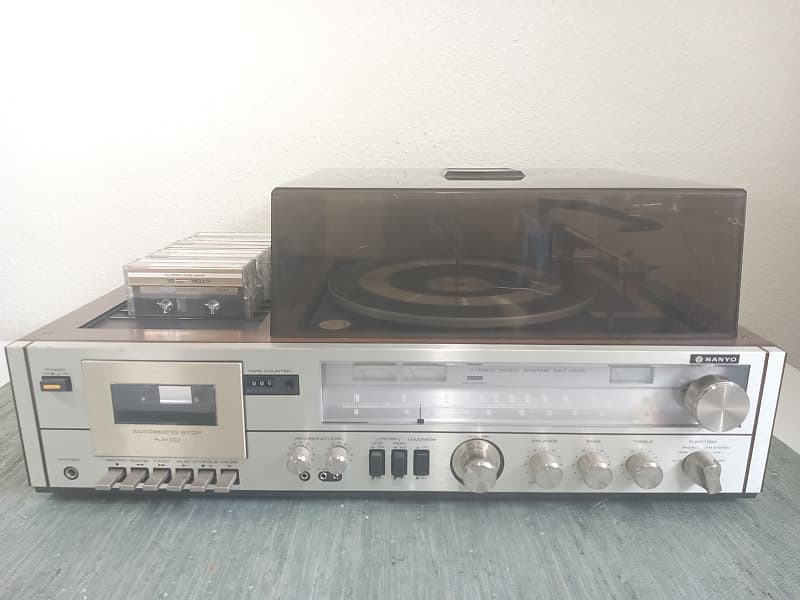 Sanyo Stereo Music System GXT-4545 Vintage 70s Japan | Reverb