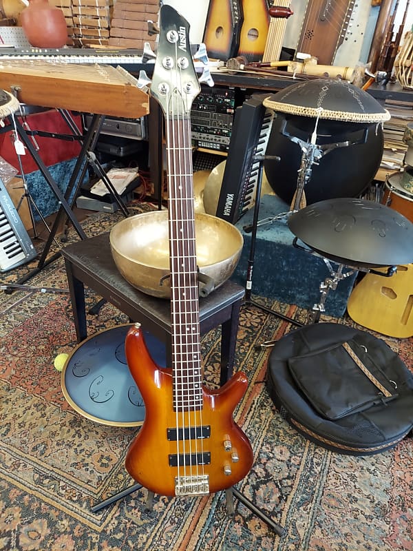 Austin 5 String Bass Guitar Sunburst image 1