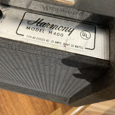 Harmony H400 1965 - Black fully serviced all original image 6