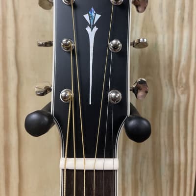 Fender Paramount PM-1E Mahogany 2021 - 2022 - Black Top FREE WRANGLER DENIM STRAP image 3