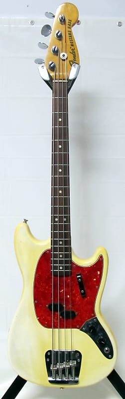 Used Fender Mustang Bass Olympic White 1967 W/HSC image 1