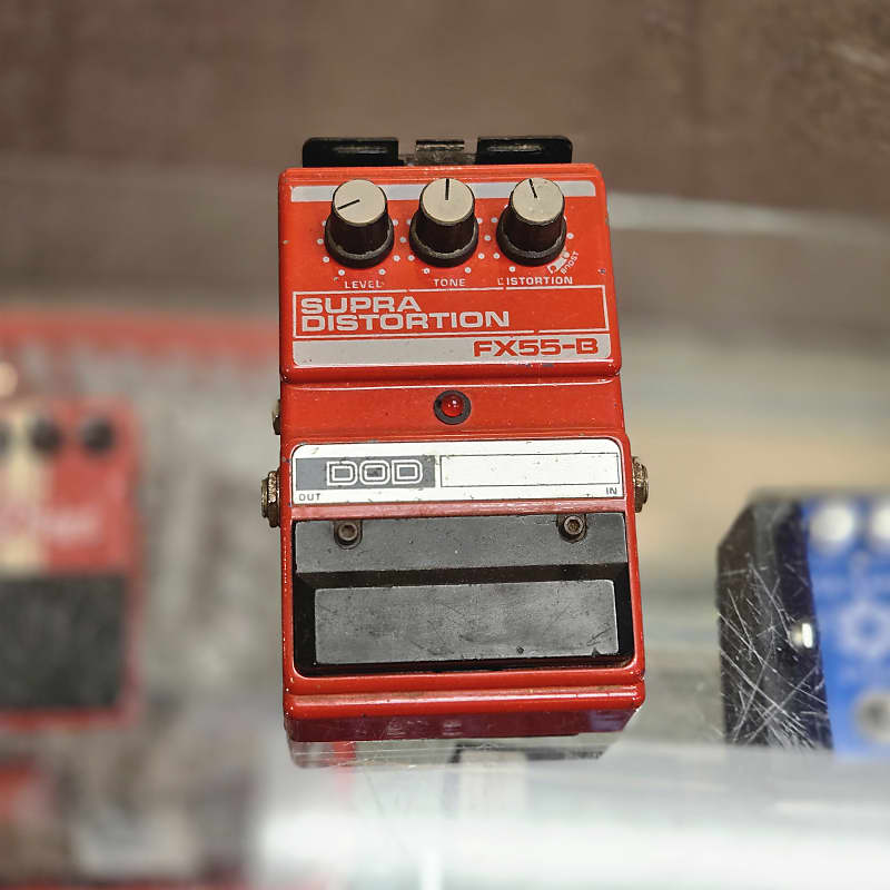 DOD Supra Distortion FX55-B Red 1990s | Reverb