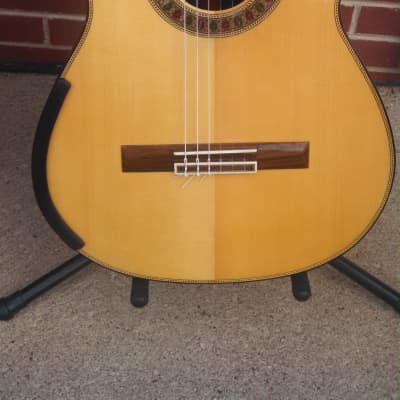 Carlos Pina Classical Concert Guitar BRaZiLiaN RoSeWooD & Spruce ToP  Brazilian Rosewood Concert Classical Guitar  Brazilian Rose wood & Spruce & Lacquer finish image 1