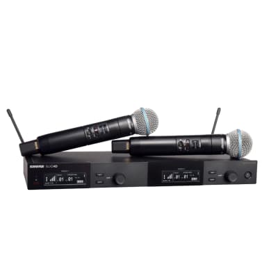 Shure UHFR dual wireless microphone system Reverb